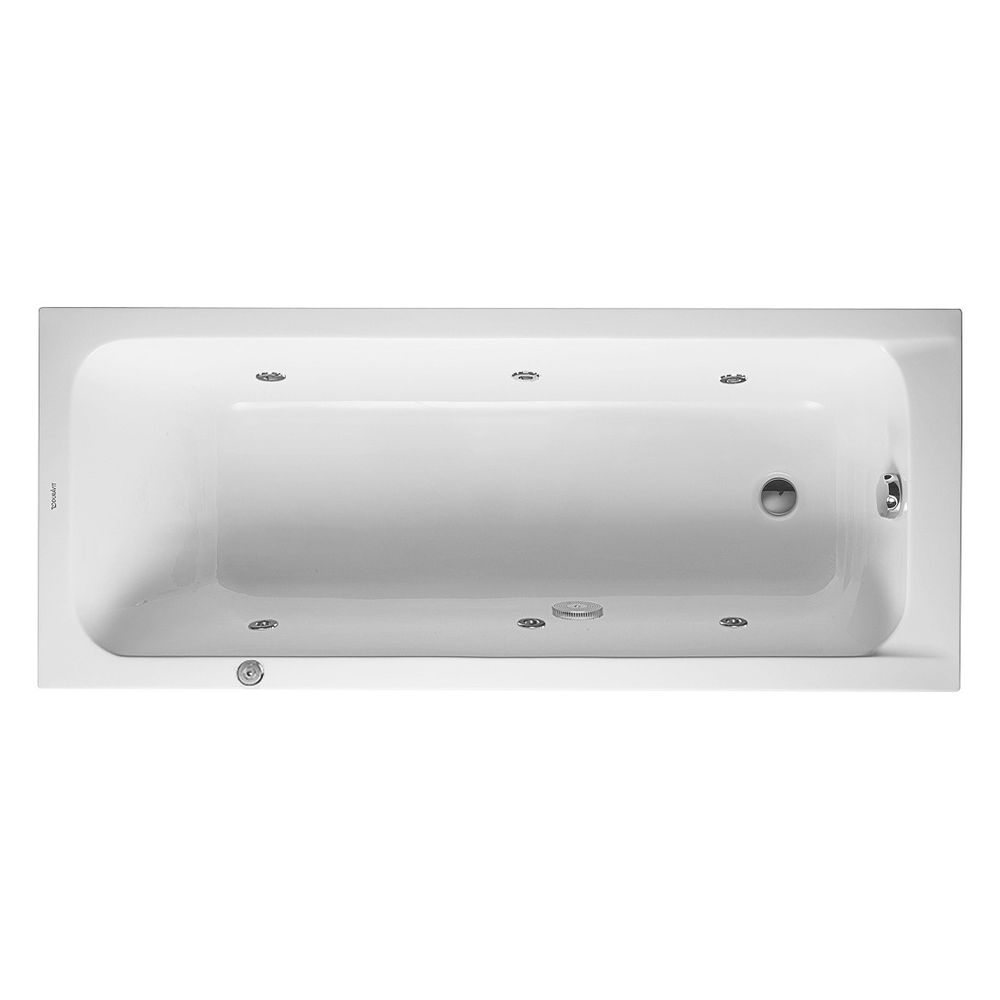 Duravit D-Code Whirlwanne Rechteckig, Einbau, 700x1700x420mm, Jet Project, 1 R... DURAVIT-760098000JP1000 4053424066097 (Abb. 3)