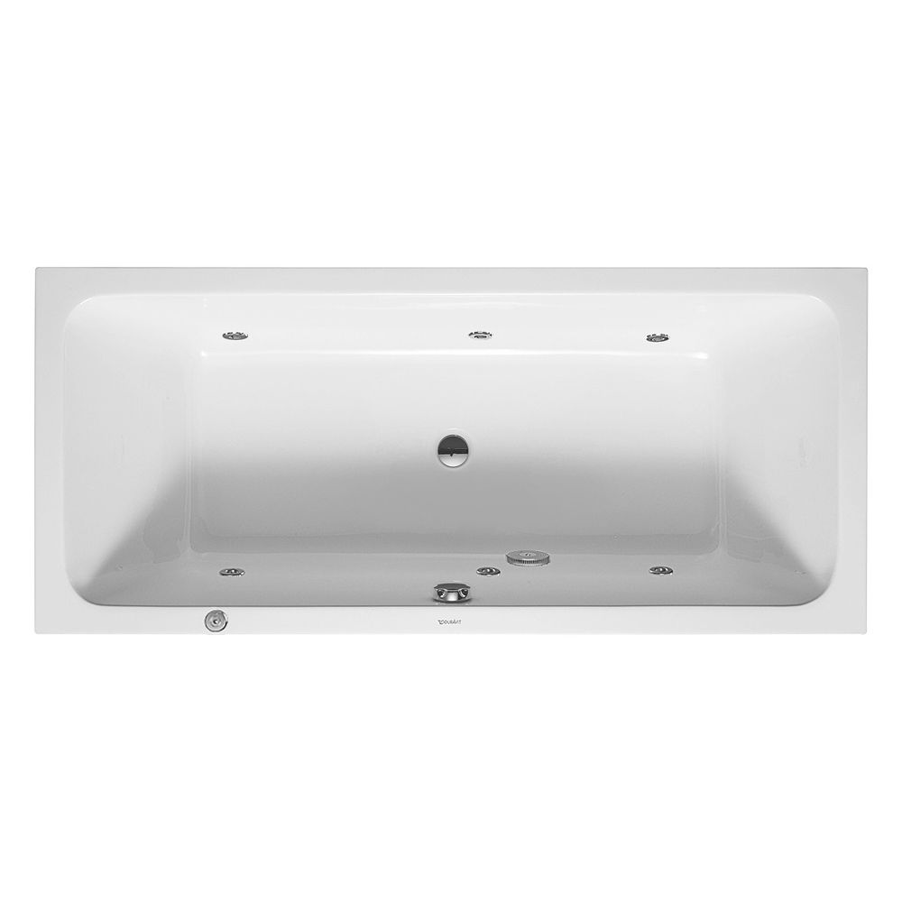 Duravit D-Code Whirlwanne Rechteckig, Einbau, 800x1800x420mm, Jet Project, 2 R... DURAVIT-760101000JP1000 4053424066127 (Abb. 4)