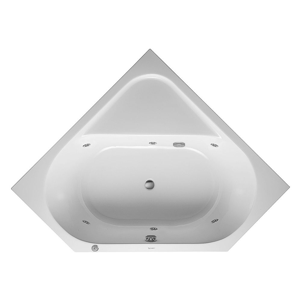 Duravit D-Code Whirlwanne Fünfeck, Einbau, 1400x1400x420mm, Jet Project, 2 Rüc... DURAVIT-760137000JP1000 4053424066134 (Abb. 3)