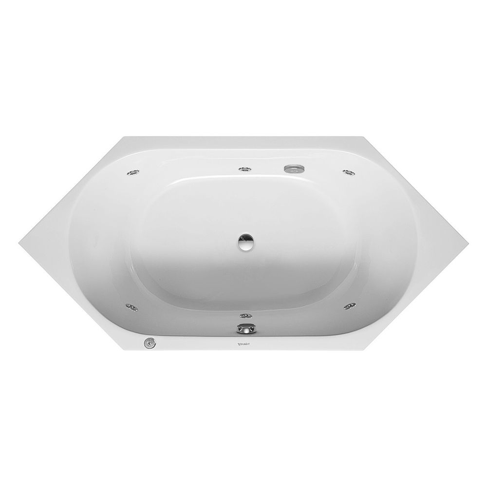 Duravit D-Code Whirlwanne Sechseckig, Einbau, 900x1900x420mm, Jet Project, 2 R... DURAVIT-760138000JP1000 4053424066158 (Abb. 3)