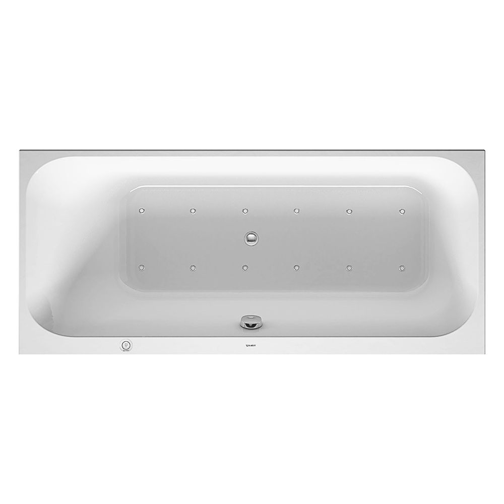 Duravit Happy D.2 Plus Whirlwanne rechteckig, Einbau, 700x1600x480mm Air-Syste... DURAVIT-760308000AS0000 4053424453347 (Abb. 3)