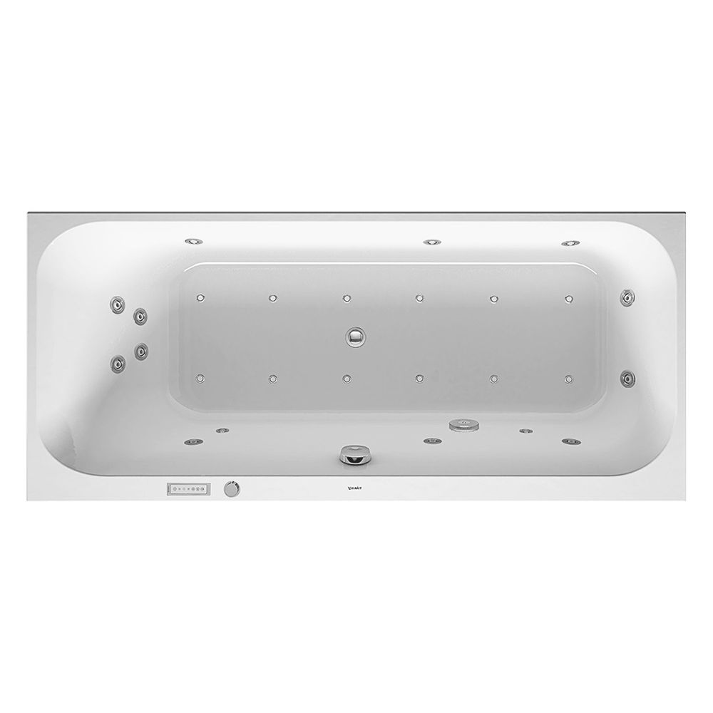 Duravit Happy D.2 Plus Whirlwanne rechteckig, Einbau, 750x1700x480mm Combi-Sys... DURAVIT-760312000CE1000 4053424072036 (Abb. 3)