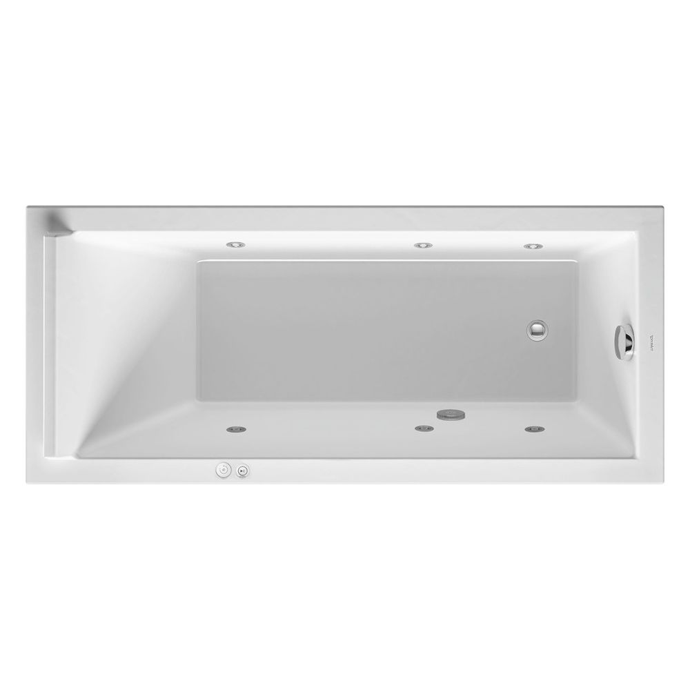 Duravit Starck Wannen Whirlwanne Rechteckig, Einbau, 700x1600x480mm Jet-System... DURAVIT-760333000JS1000 4053424072579 (Abb. 3)