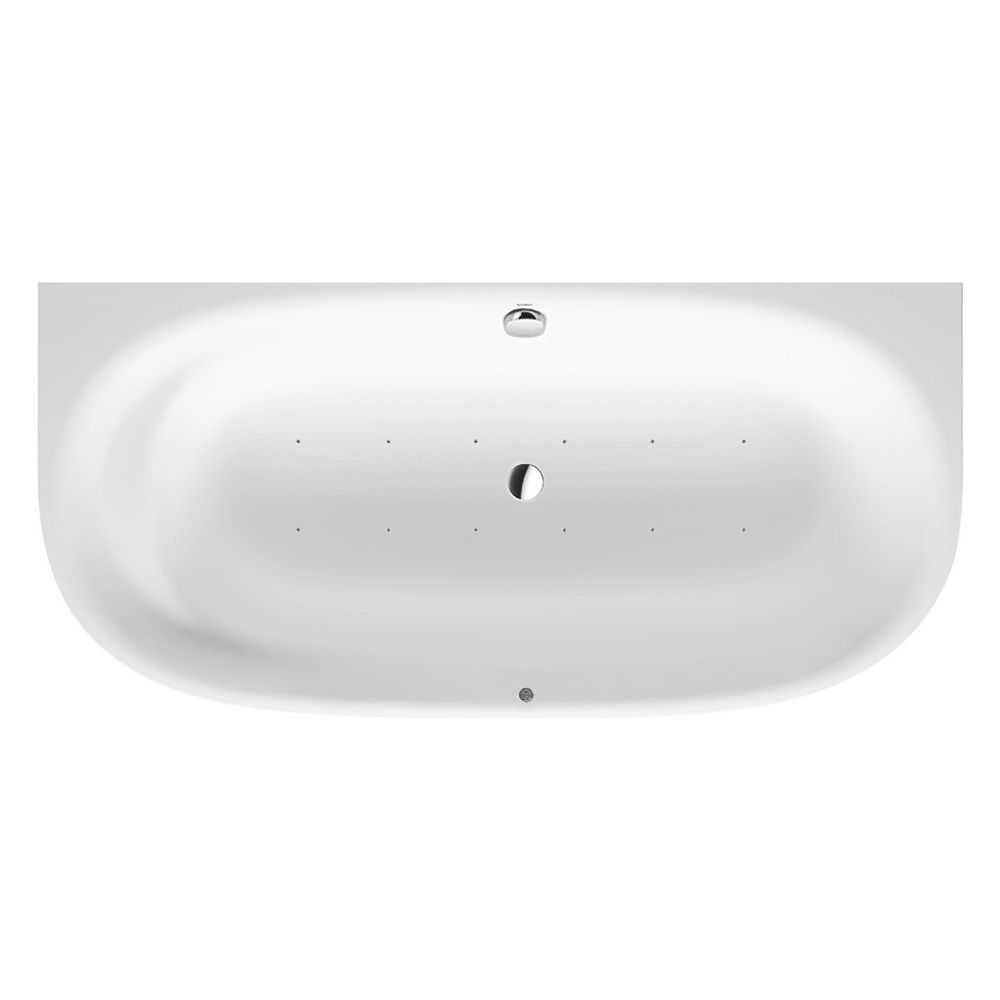 Duravit Cape Cod Whirlwanne Halbrund, Vorwand, 900x1900x510mm, Air-System, 1 R... DURAVIT-760364000AS0000 4053424453613 (Abb. 3)