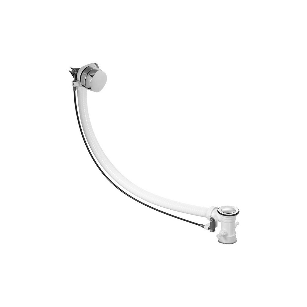 Duravit Ab- und Überlaufgarnitur mit Zulauf, Wanneneinlauf, Weiß glänzend, Qua... DURAVIT-791206000000000 4053424895185 (Abb. 1)