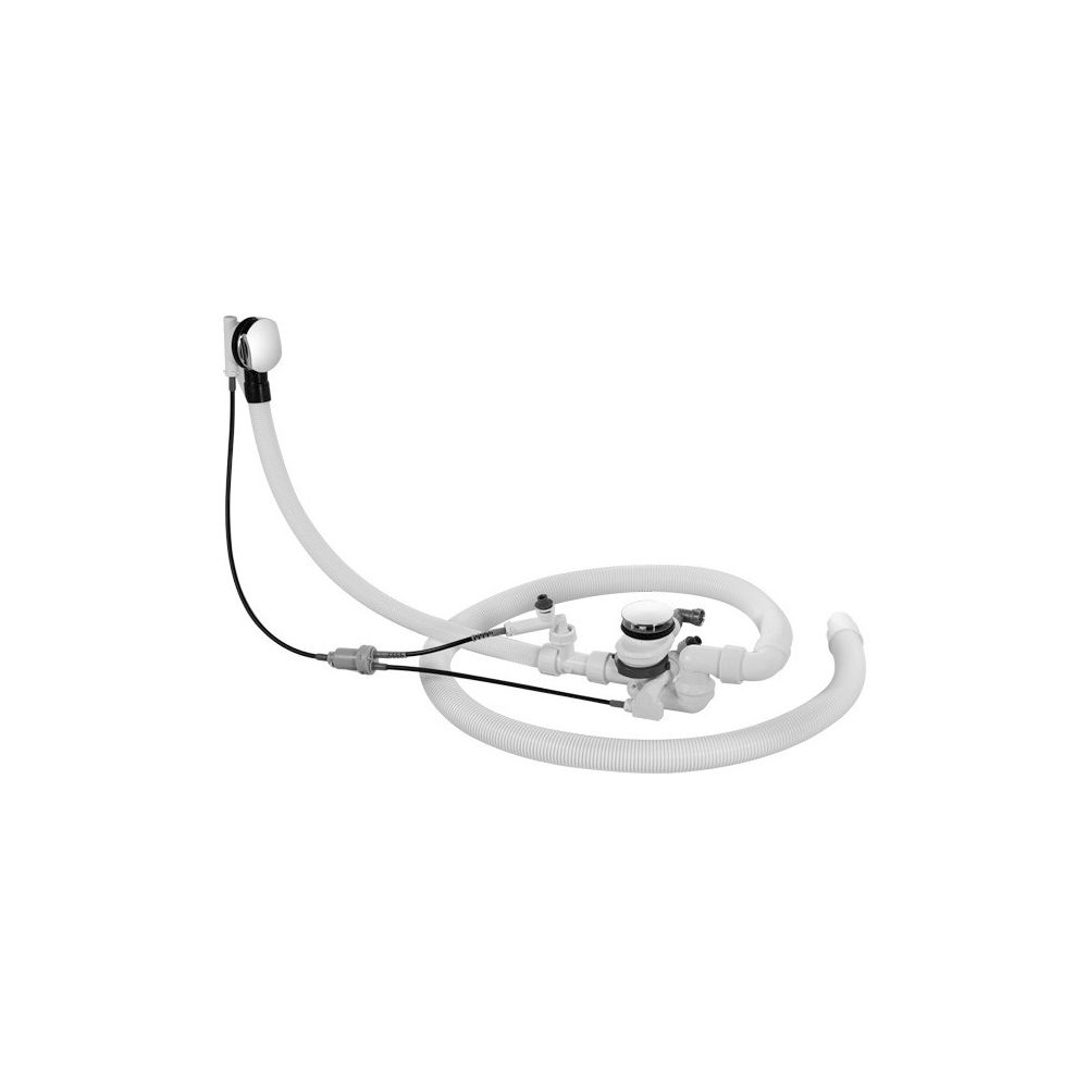 Duravit Ab- und Überlaufgarnitur mit Zulauf, Bodenzulauf, Chrom glänzend, Quad... DURAVIT-791254000001000 4053424074429 (Abb. 1)