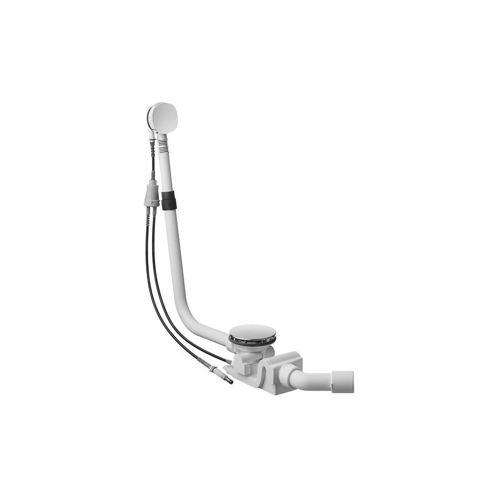 Duravit Ab- und Überlaufgarnitur, Chrom glänzend, Quadroval, Bowdenzuglänge 70... DURAVIT-791246000001000 4053424039886 (Abb. 1)