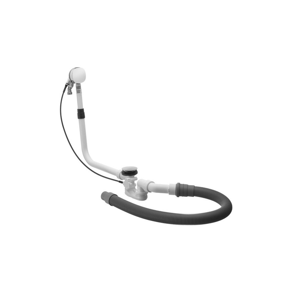 Duravit Ab- und Überlaufgarnitur mit Zulauf, Wanneneinlauf, Chrom glänzend, Qu... DURAVIT-791252000001000 4053424051697 (Abb. 1)