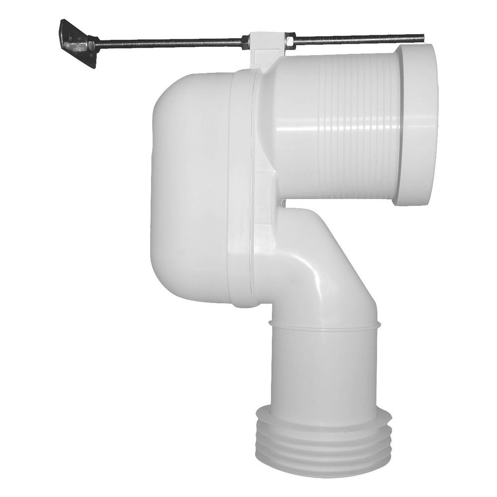 Duravit Vario-Ablaufbogen für Abgang senkrecht, Durchmesser Zulauf 75mm, Ablauf 90m... DURAVIT-8990250000 4053424184333 (Abb. 3)