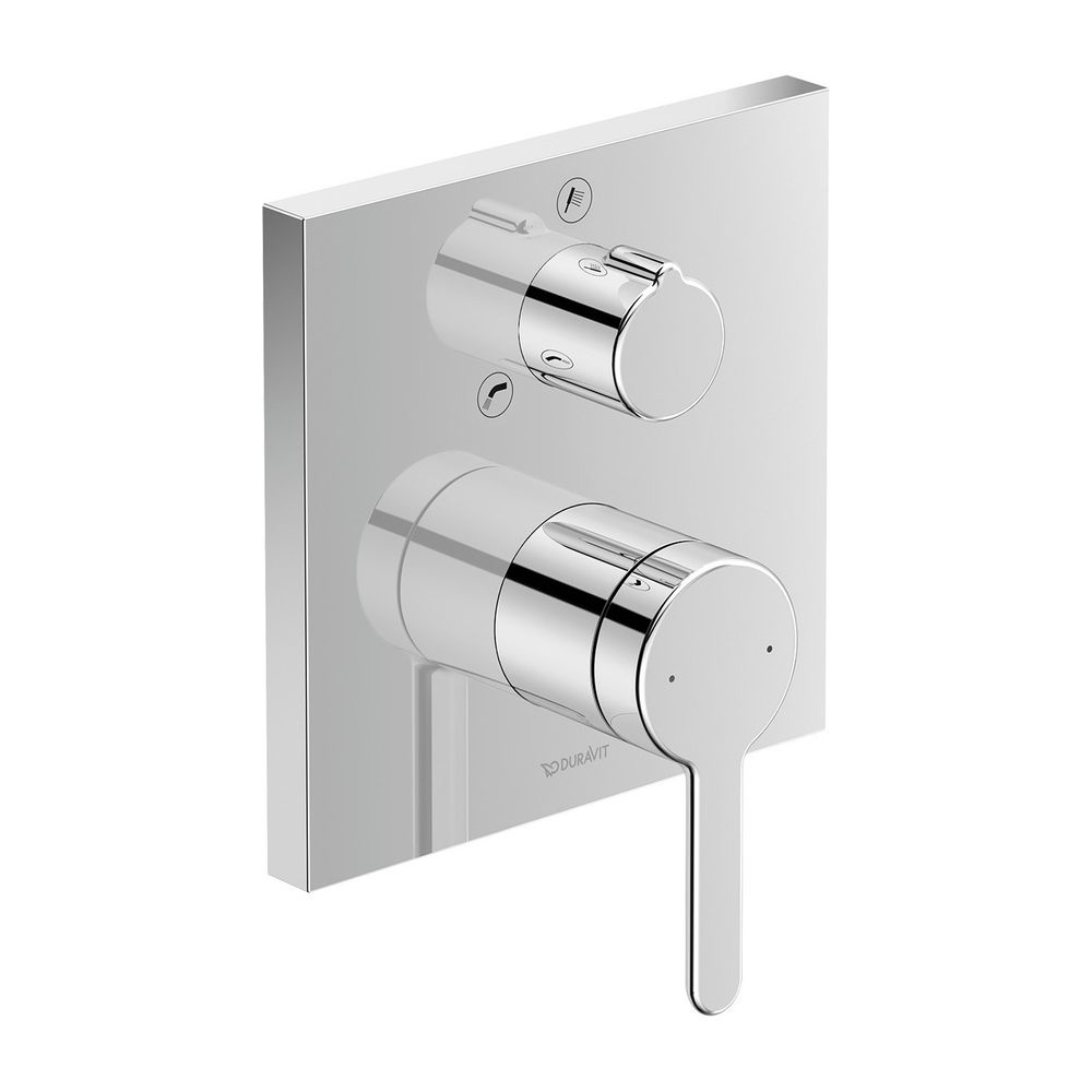Duravit C.1 Einhebel-Wannenmischer Unterputz, 2 Verbraucher, Chrom, Wanneneinl. H... DURAVIT-C15210017010 7612158492328 (Abb. 4)
