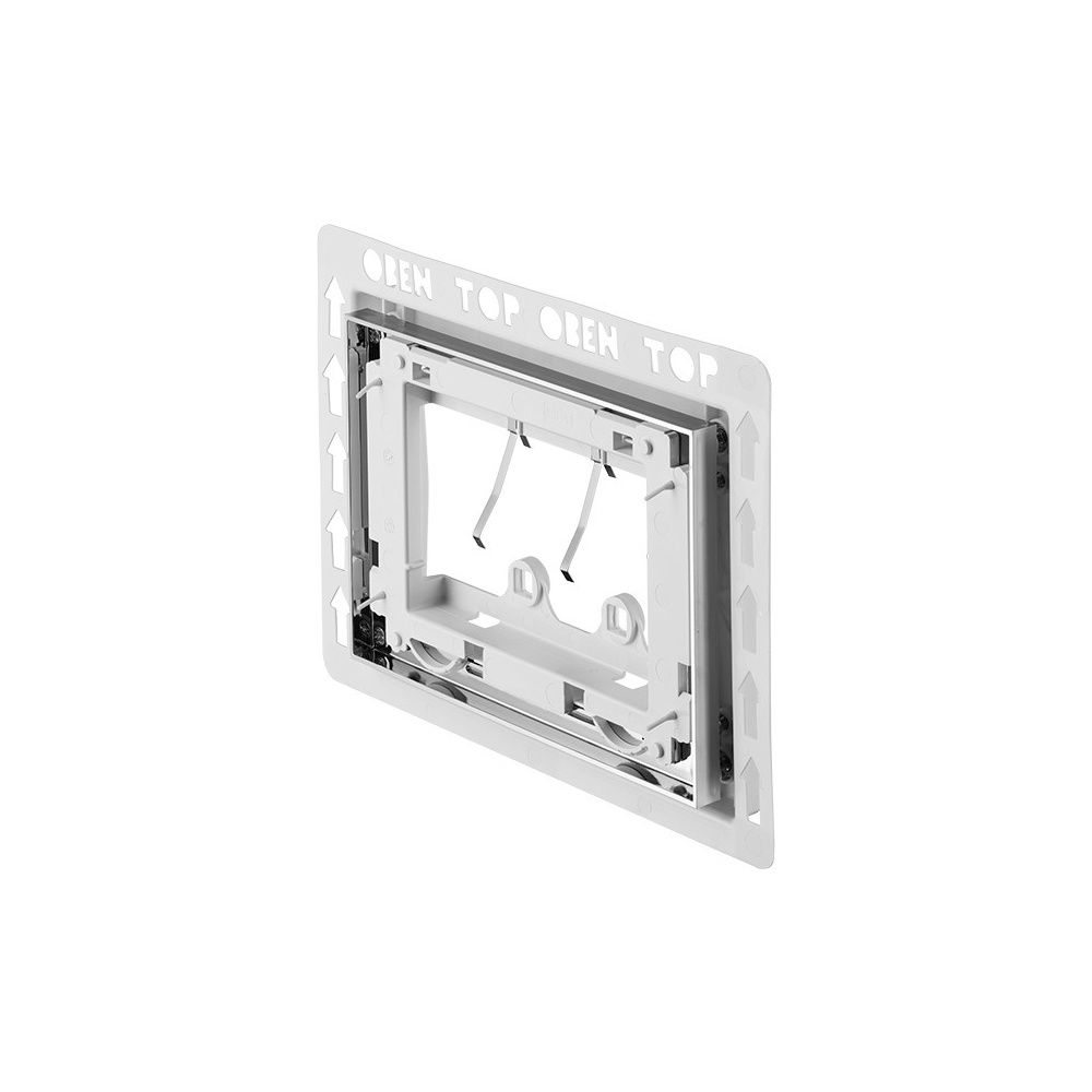 Duravit DuraSystem Einbaurahmen, Trockenbau, Montiert, flächenbündig, Chrom Hochg... DURAVIT-WD6001021000 4053424507415 (Abb. 2)