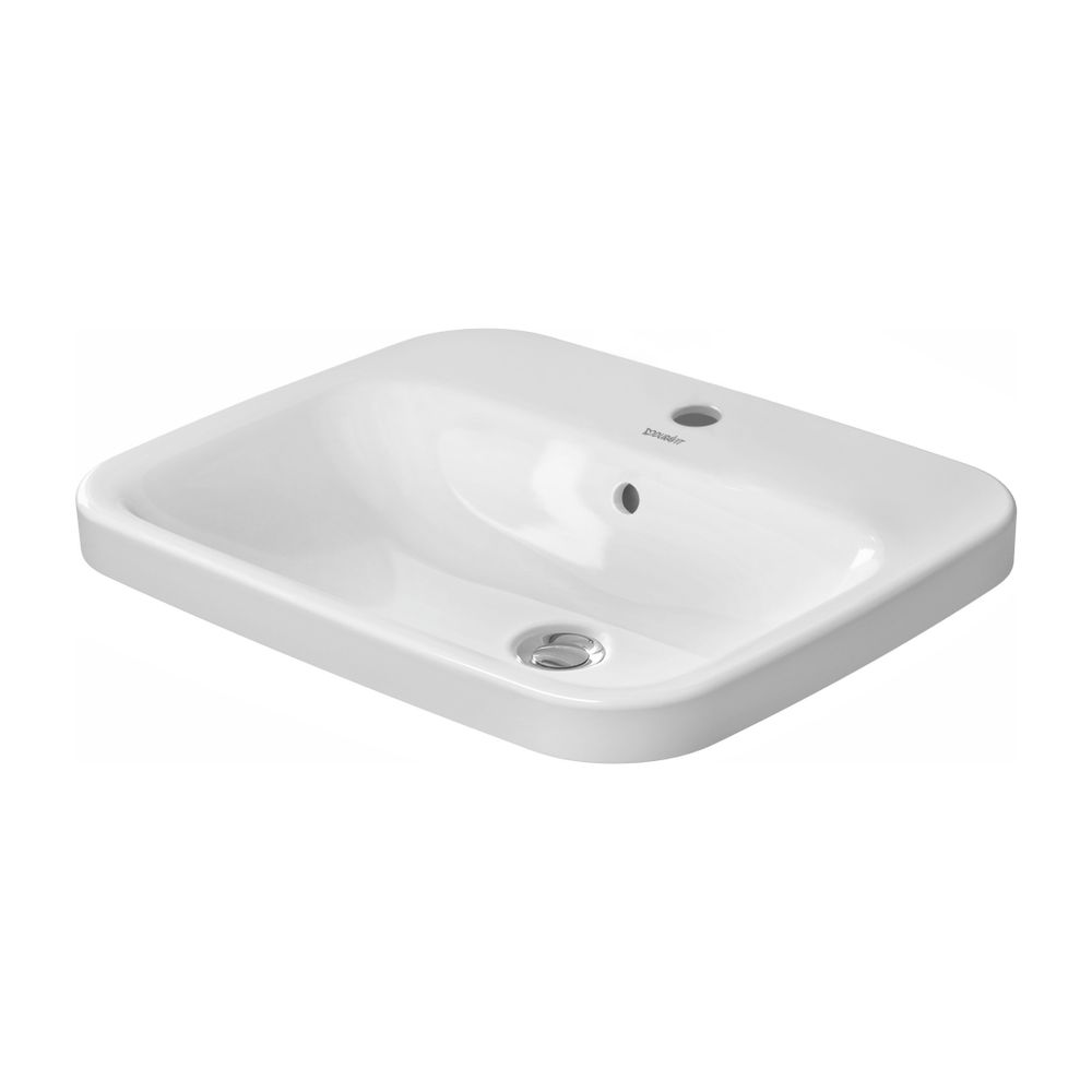 Duravit DuraStyle Einbauwaschtisch 455x560x170mm, Weiß Hochglanz, WonderGliss, mit... DURAVIT-03745600001 4021534899591 (Abb. 3)