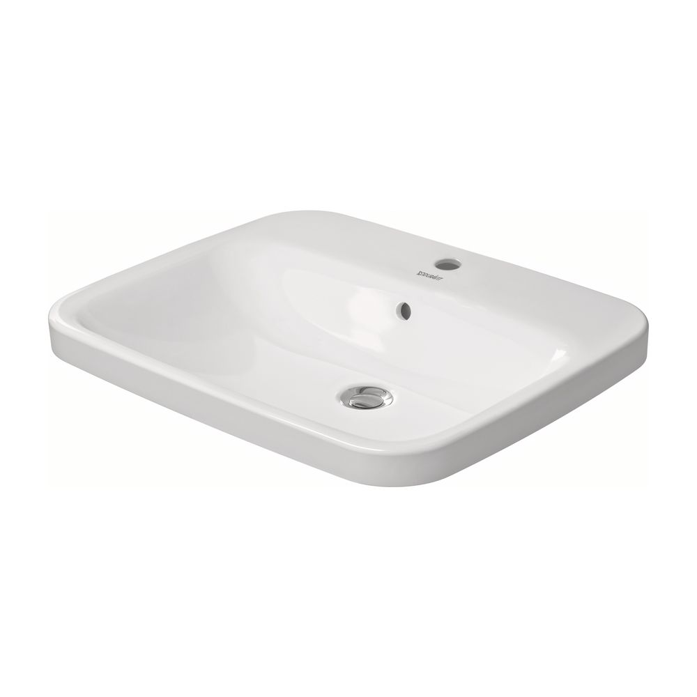Duravit DuraStyle Einbauwaschtisch 495x615x170mm, Weiß Hochglanz, WonderGliss, mit... DURAVIT-03746200001 4021534897856 (Abb. 3)