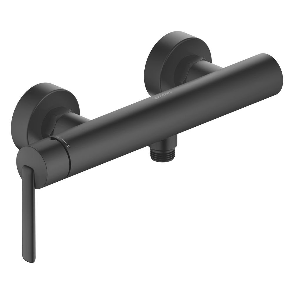 Duravit Balcoon Einhebel-Brausemischer Aufputz, Mattschwarz, 18,5l/min, S-Anschlü... DURAVIT-BA4230000046 4067116472240 (Abb. 2)