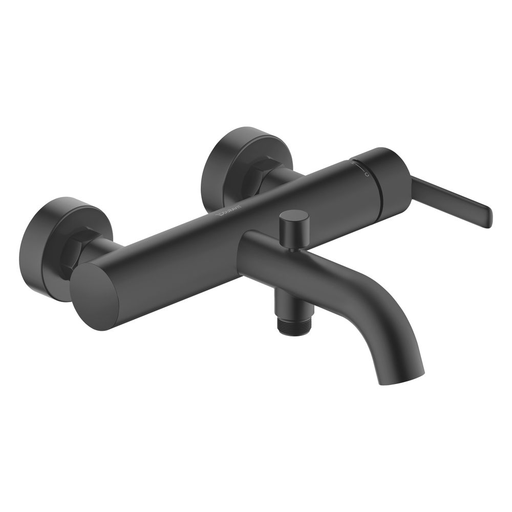 Duravit Balcoon Einhebel-Wannenmischer Aufputz, Mattschwarz, S-Anschlüsse, 1/2"Um... DURAVIT-BA5230000046 4067116472264 (Abb. 2)