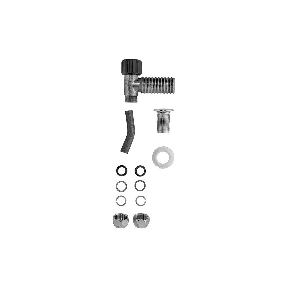 Duravit Nachrüstgarnitur für Anschluss mitte, Chrom, 75081000... DURAVIT-0075081000 4021534434303 (Abb. 1)