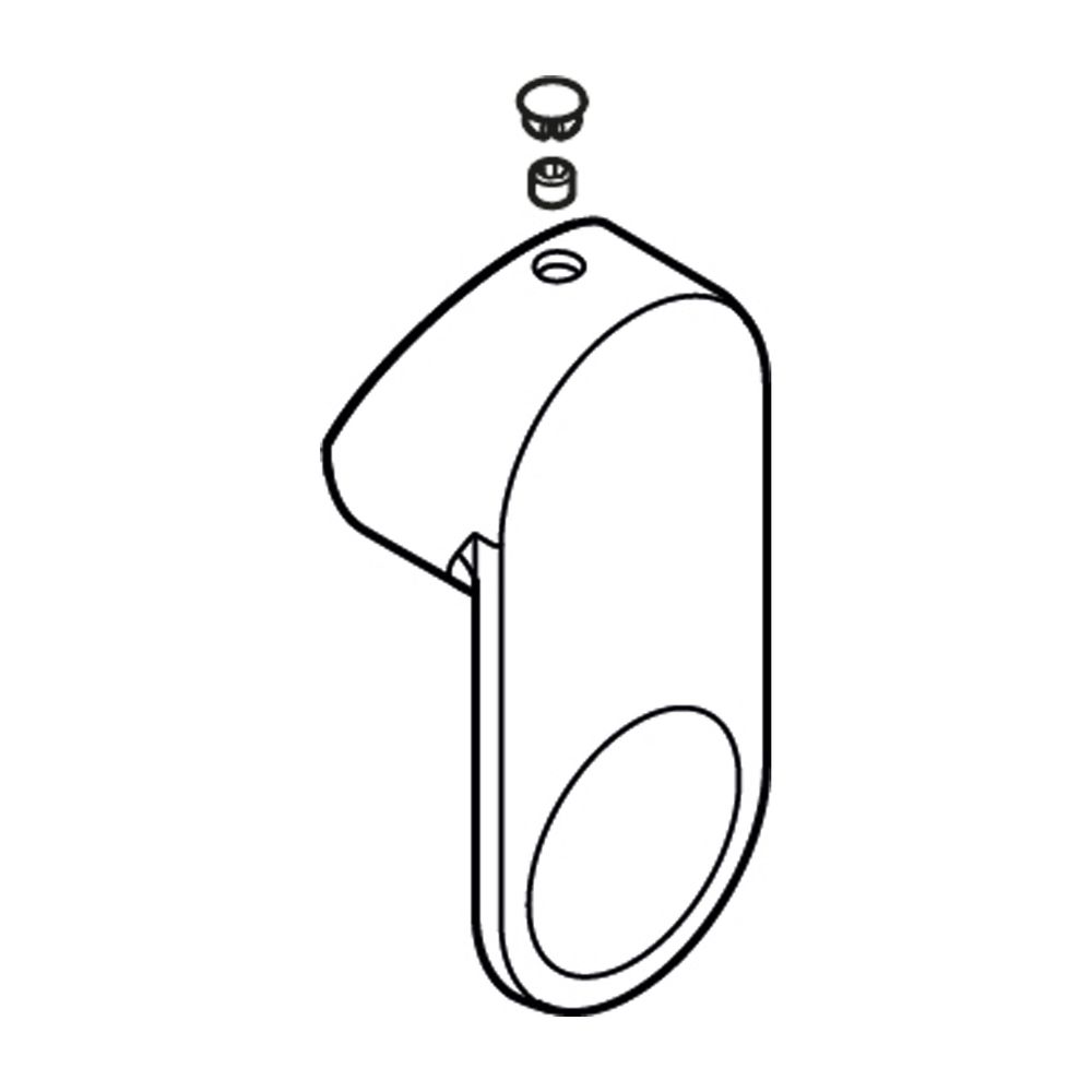 Duravit Griff komplett, Ersatzteil Armaturen... DURAVIT-T538338 7612158513801 (Abb. 1)