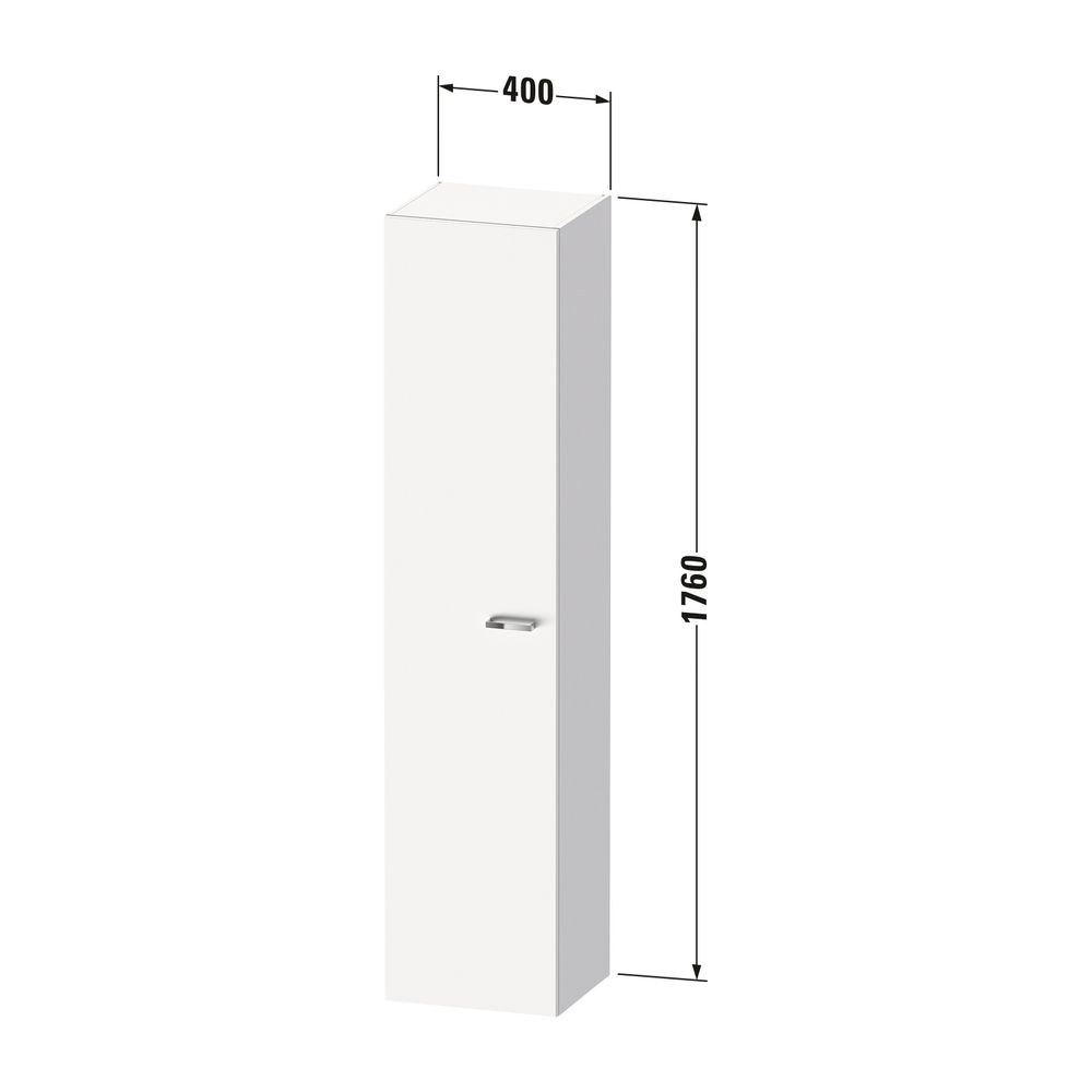 Duravit XBase Hochschrank, Dekor 358x400x1760mm Rechts, Natur Eiche Matt, 1 Tü... DURAVIT-XB0069030300000 4063382821256 (Abb. 2)