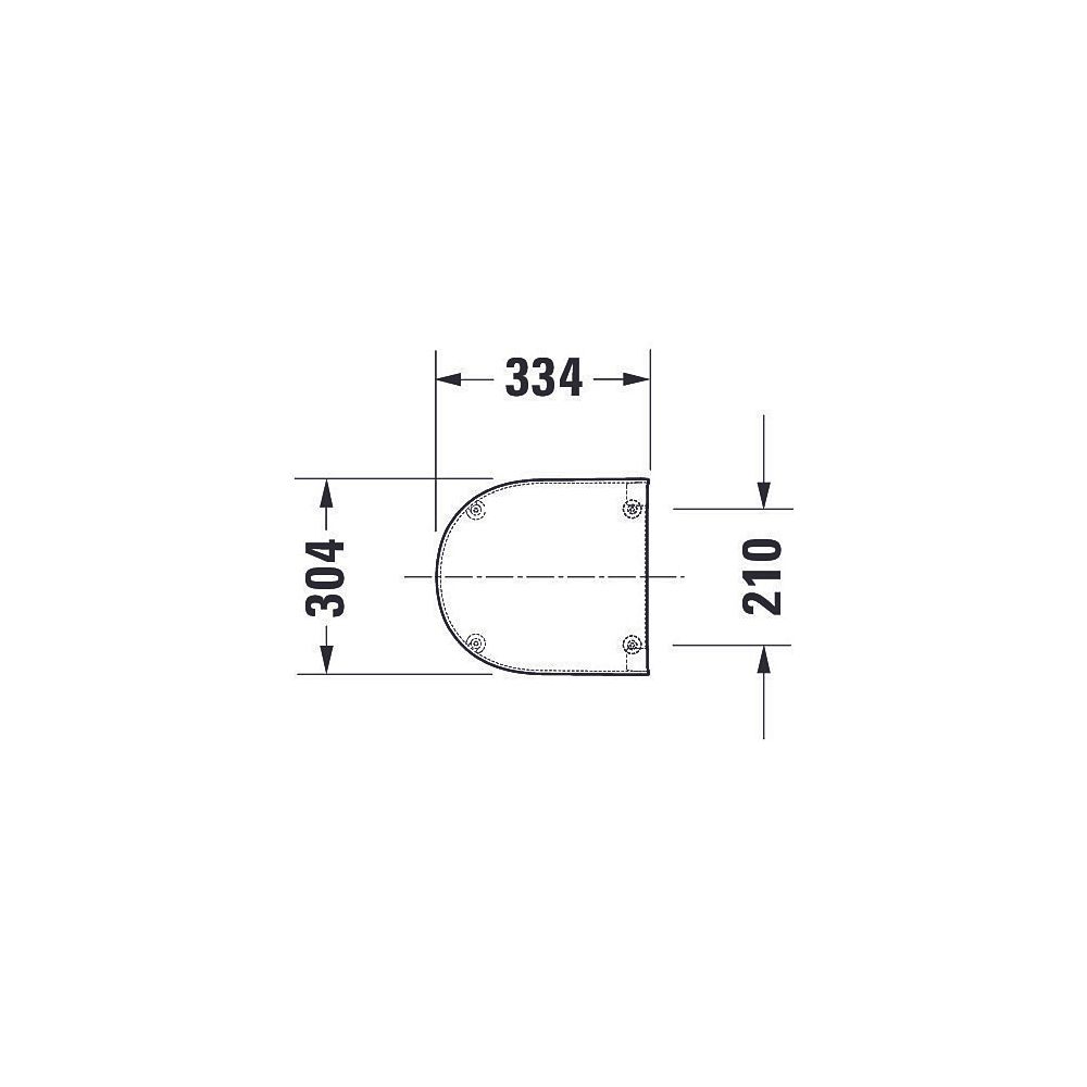 Duravit Urinal Deckel ME by Starck Weiß, 334x307x35mm, mit Absenkautomatik, Chrom S... DURAVIT-0024090000 4053424509259 (Abb. 8)