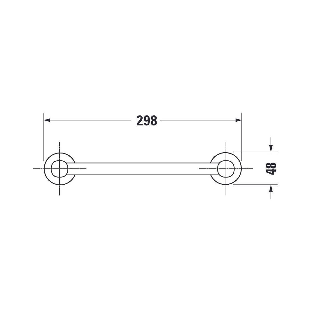 Duravit D-Code Wannengriff 98x284x34mm, Chrom... DURAVIT-0099141000 4021534576577 (Abb. 9)