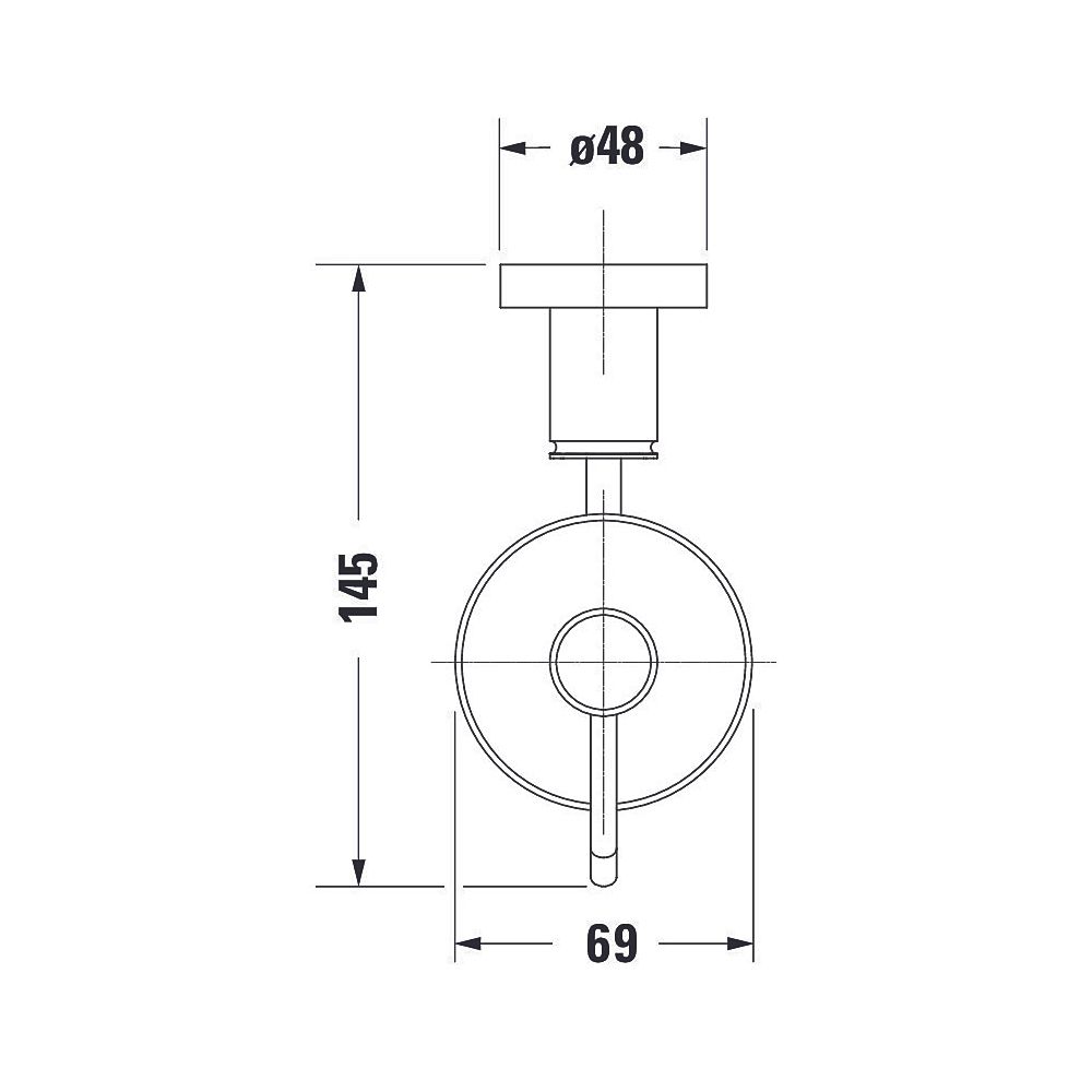 Duravit D-Code Seifenspender 145x69x220mm, Chrom/Mattweiß, Glas/Messing, Schraubbe... DURAVIT-0099161000 4021534576591 (Abb. 10)