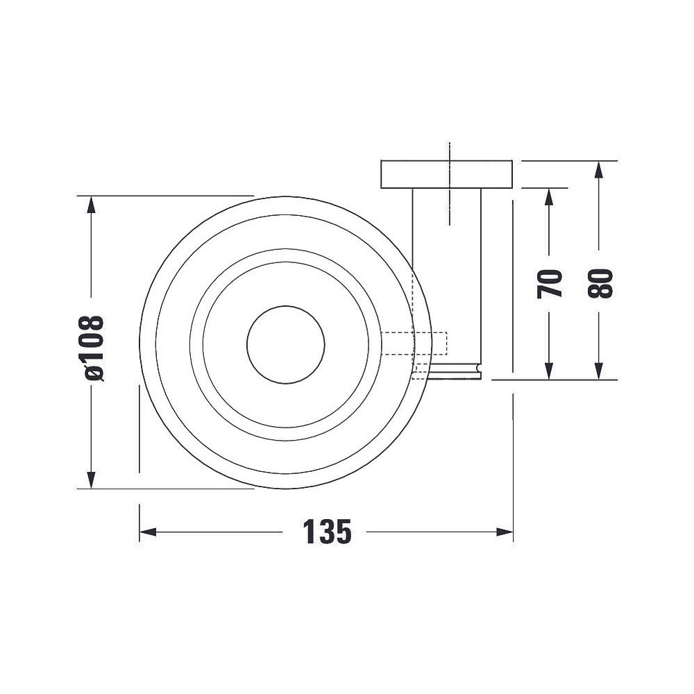 Duravit D-Code Seifenschale 120x137x53mm, Chrom/Mattweiß, Messing/Milchglas, Schrau... DURAVIT-0099171000 4021534636141 (Abb. 6)