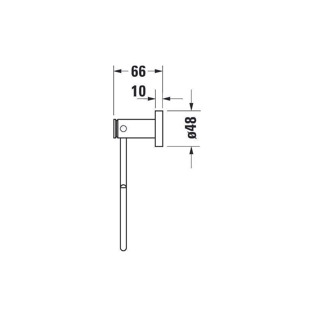 Duravit D-Code Handtuchring 67x169x182mm, Chrom, Schraubbefestigung... DURAVIT-0099211000 4021534636189 (Abb. 11)