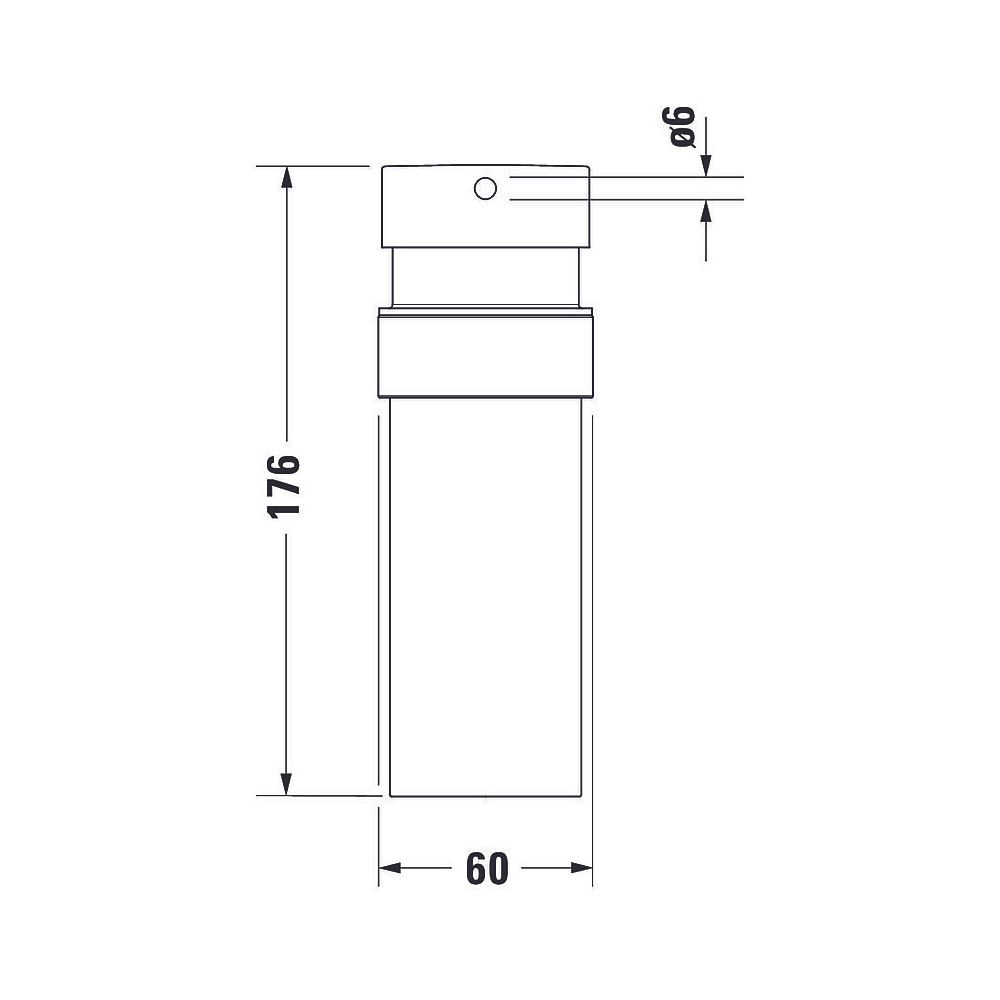 Duravit Starck T Seifenspender 126x60x176mm, Edelstahl gebürstet/Mattweiß, Messing,... DURAVIT-0099357000 4067116086942 (Abb. 5)