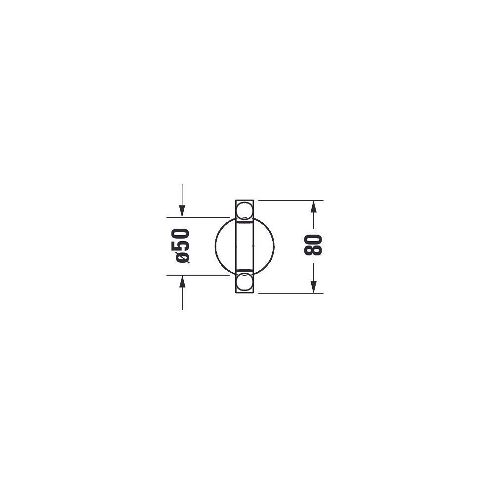 Duravit Starck T Handtuchhalter 486x88x57mm, Chrom glänzend, Messing, 2 Arme, mit ... DURAVIT-0099411000 4053424693859 (Abb. 11)
