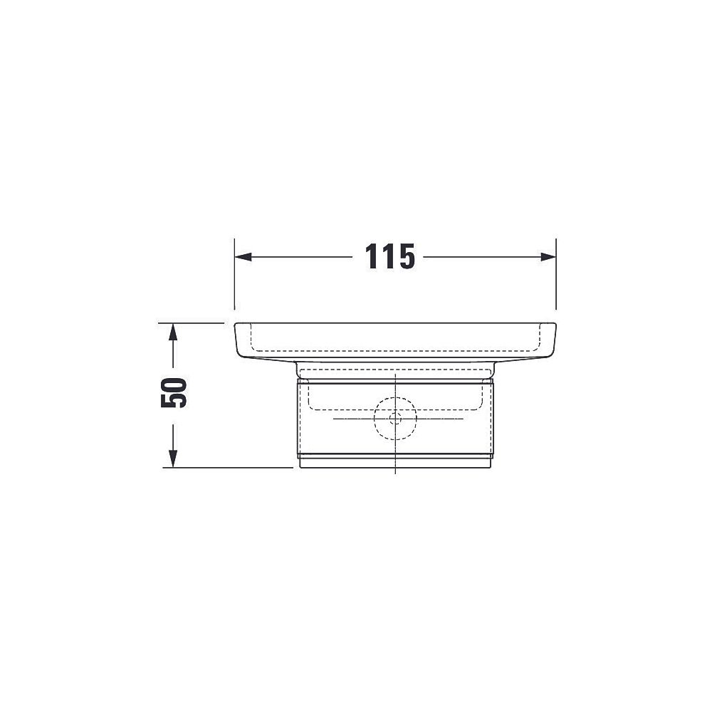 Duravit Karree Seifenschale 115x122x50mm, Chrom/Mattweiß, Messing/Glas, wandhängen... DURAVIT-0099521000 4021534901096 (Abb. 17)