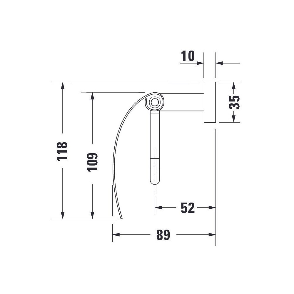 Duravit Karree Toilettenpapierhalter, Papierrollenhalter 138x138x115mm, Chrom... DURAVIT-0099551000 4021534901119 (Abb. 20)