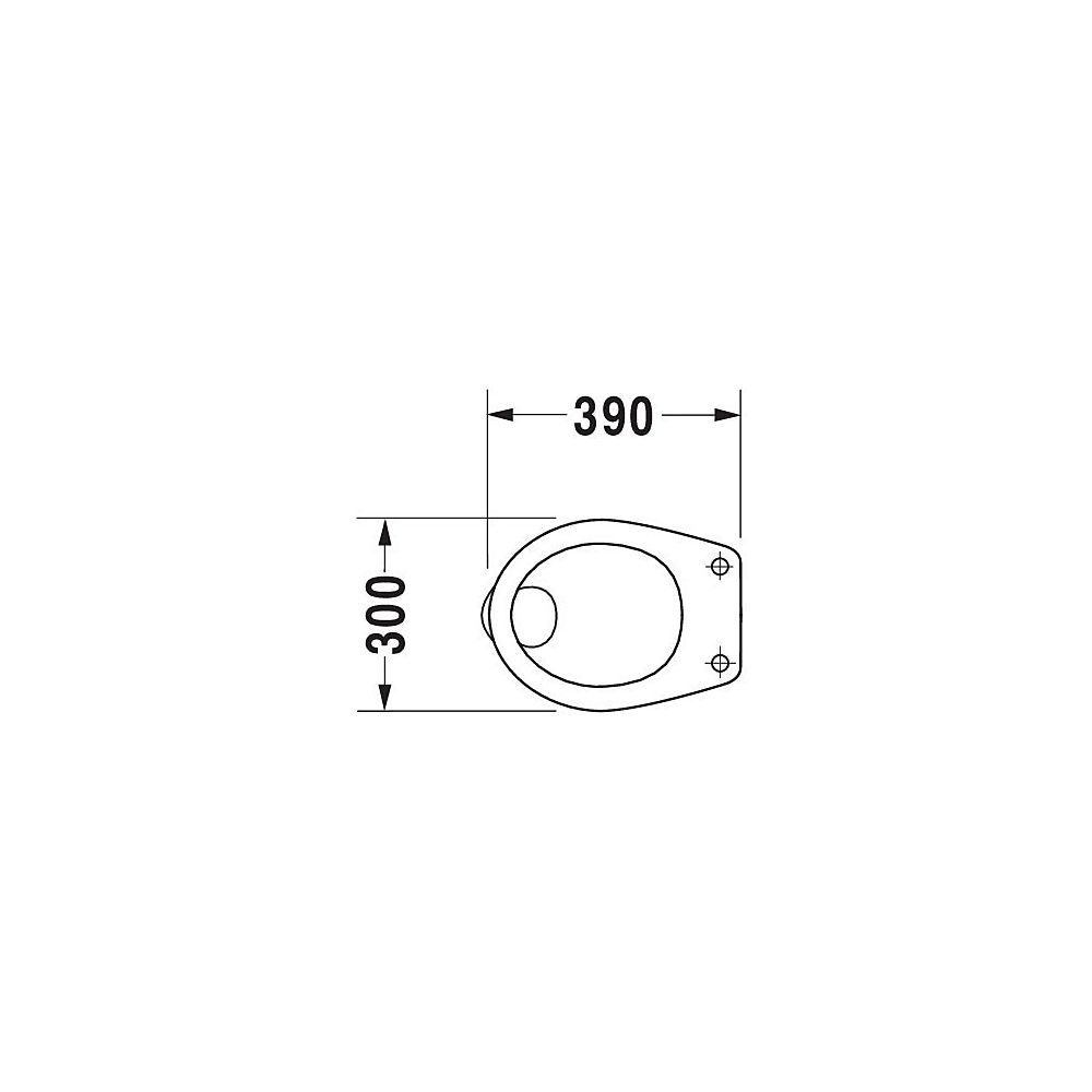 Duravit Design Classics Stand WC 390x300x350mm, Weiß Hochglanz, 6l, Flachspüler, of... DURAVIT-0106090000 4021534061806 (Abb. 3)