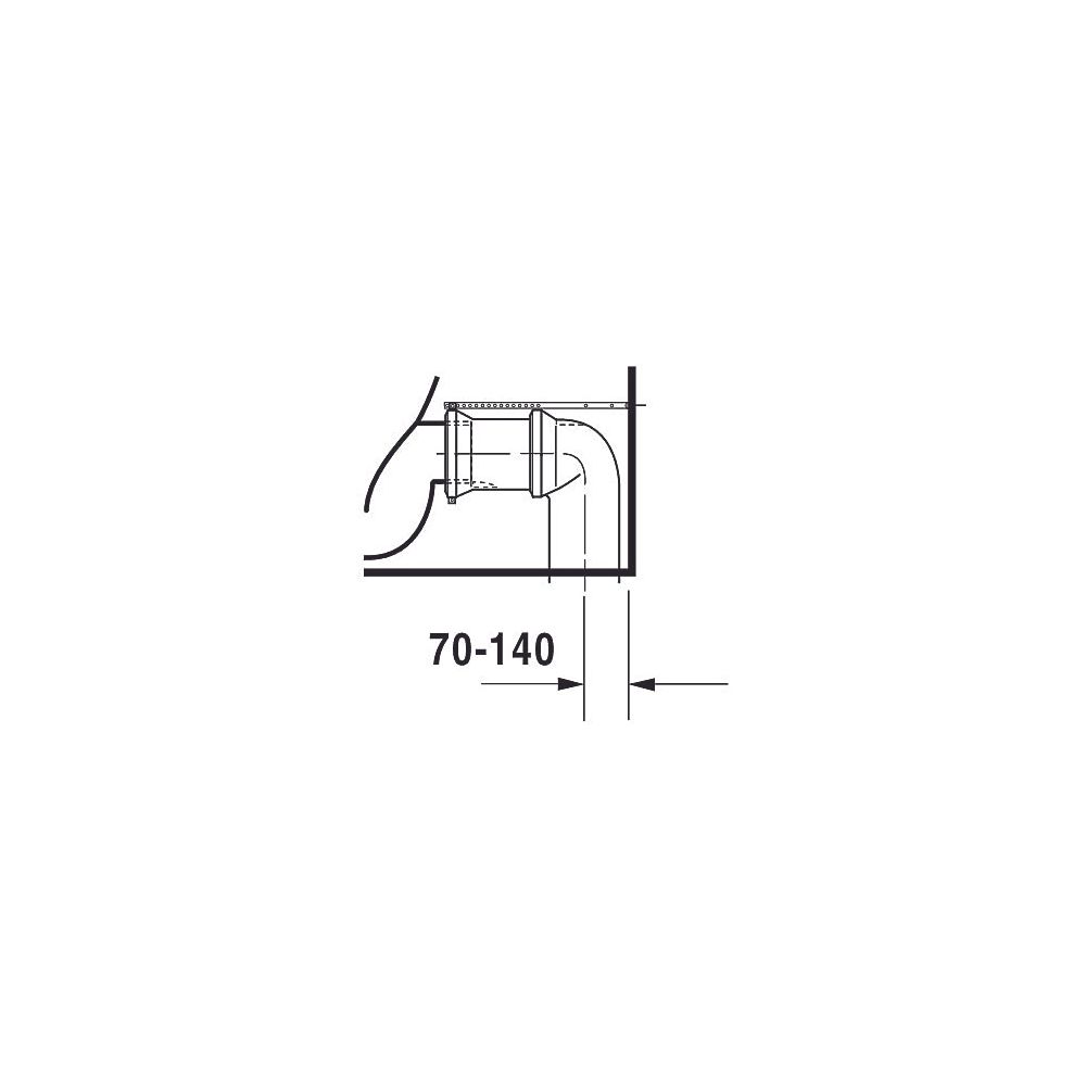 Duravit Starck 3 Stand WC für Kombination 660x370x430mm, Weiß Hochglanz, 6l, Tiefsp... DURAVIT-0128090000 4021534224096 (Abb. 6)