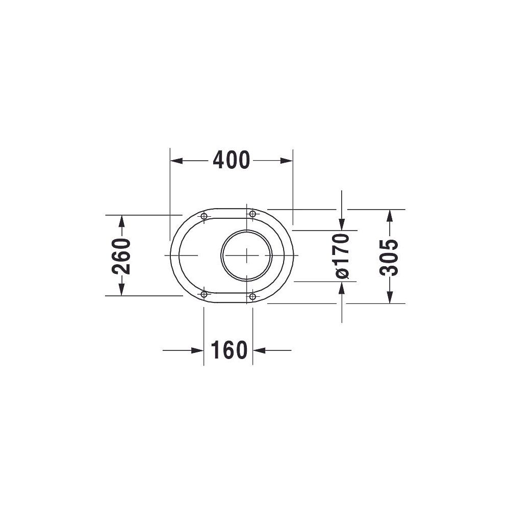 Duravit Design Classics Stand WC 460x360x420mm, Weiß Hochglanz, Wasserlos, senkrech... DURAVIT-0180010000 4021534063718 (Abb. 4)