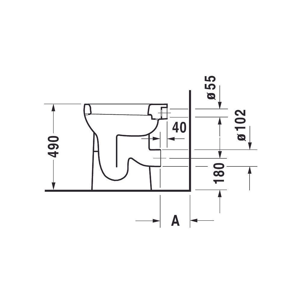 Duravit Design Classics Stand WC 465x360x490mm, Weiß Hochglanz, 6l, Flachspüler, ge... DURAVIT-0212090000 4021534066931 (Abb. 3)