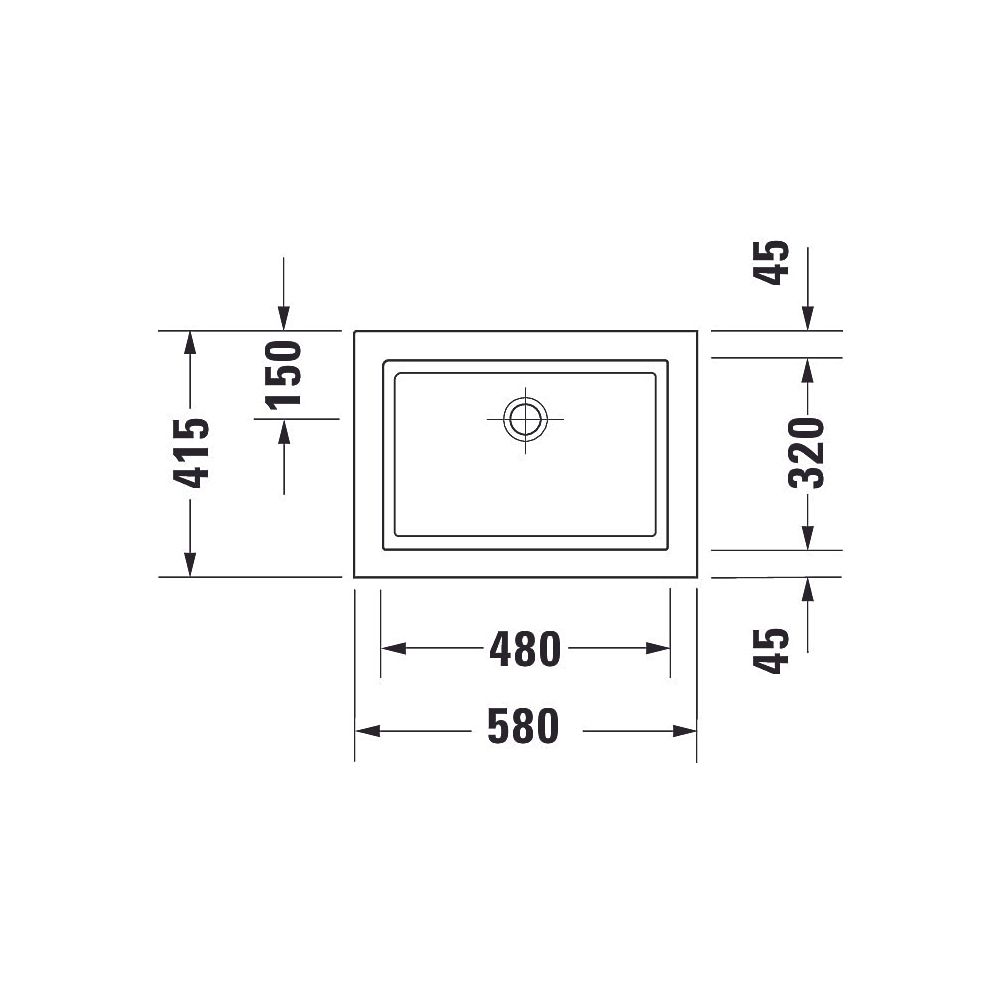 Duravit Design Classics Aufsatzbecken 580x415mm Weiß Hochglanz, ohne HLB/Überlauf, ... DURAVIT-0317580000 4021534310263 (Abb. 4)