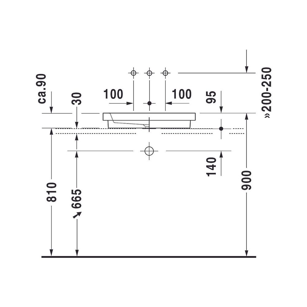 Duravit Design Classics Aufsatzbecken 580x415mm Weiß Hochglanz, ohne HLB/Überlauf, ... DURAVIT-0317580000 4021534310263 (Abb. 5)