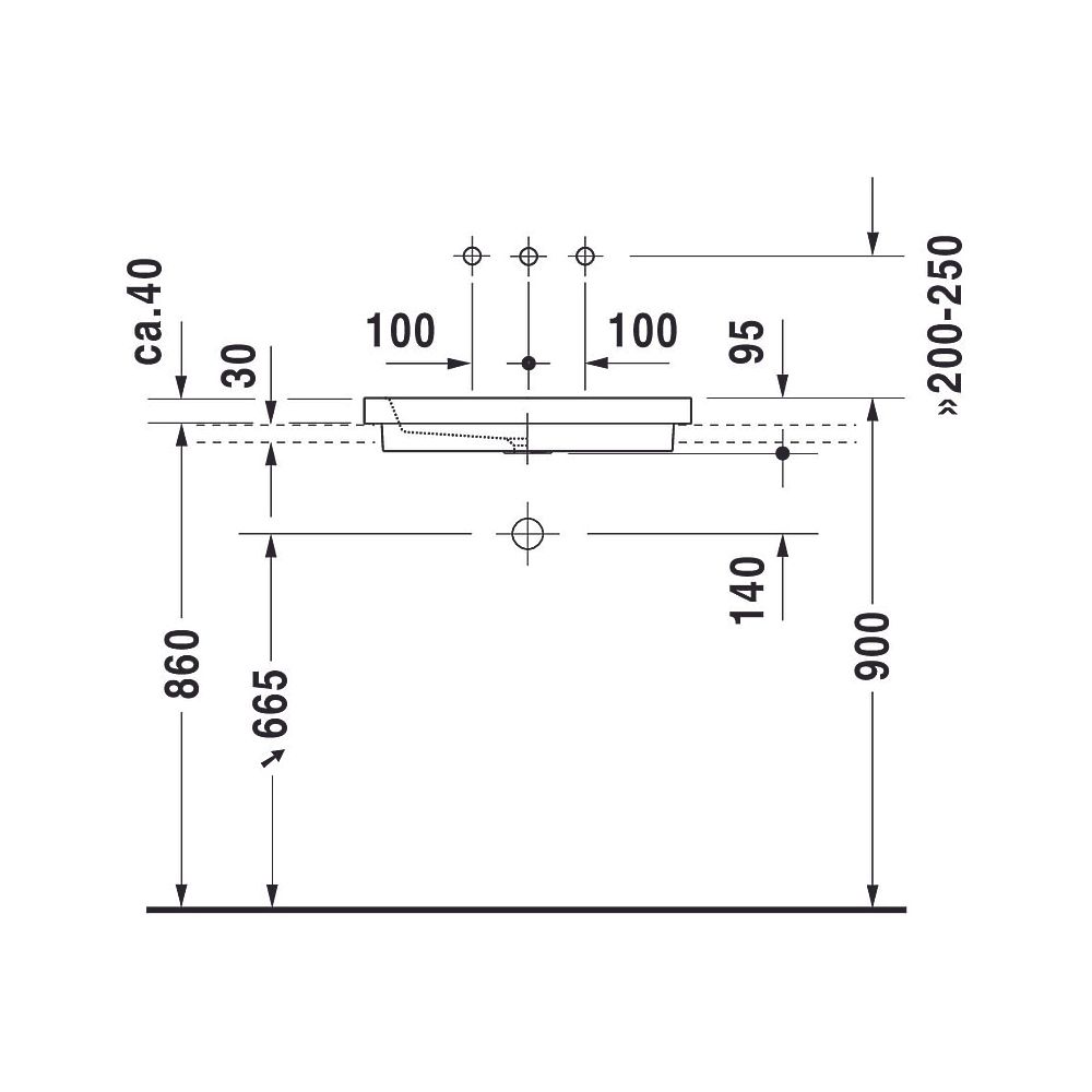Duravit Design Classics Aufsatzbecken 580x415mm Weiß Hochglanz, ohne HLB/Überlauf, ... DURAVIT-0317580000 4021534310263 (Abb. 6)