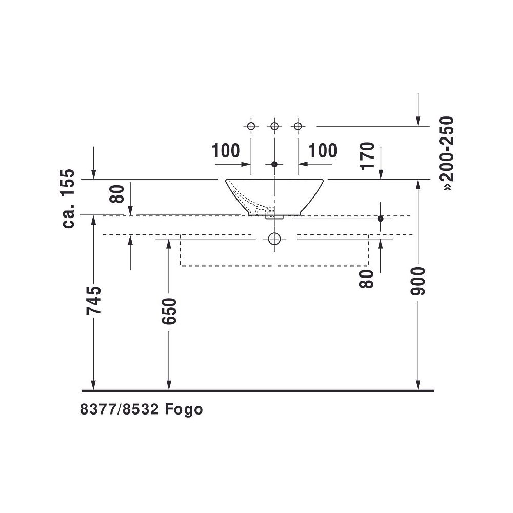 Duravit Design Classics Aufsatzbecken 420mm, Weiß Hochglanz, rund, ohne HLB, mit Ü... DURAVIT-0325420000 4021534075353 (Abb. 14)