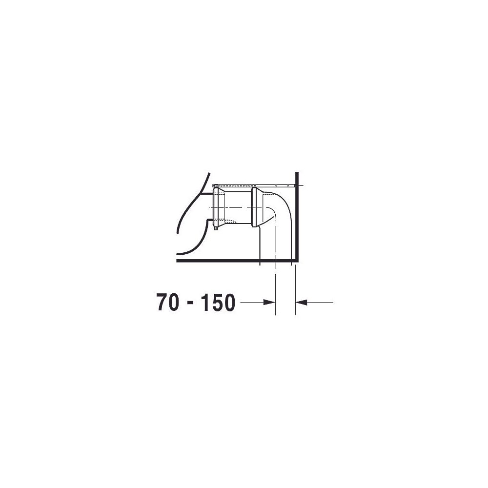 Duravit Starck 3 Stand WC für Kombination 735x435x435mm, Weiß Hochglanz, 6l, Tiefsp... DURAVIT-2104090000 4021534346842 (Abb. 3)