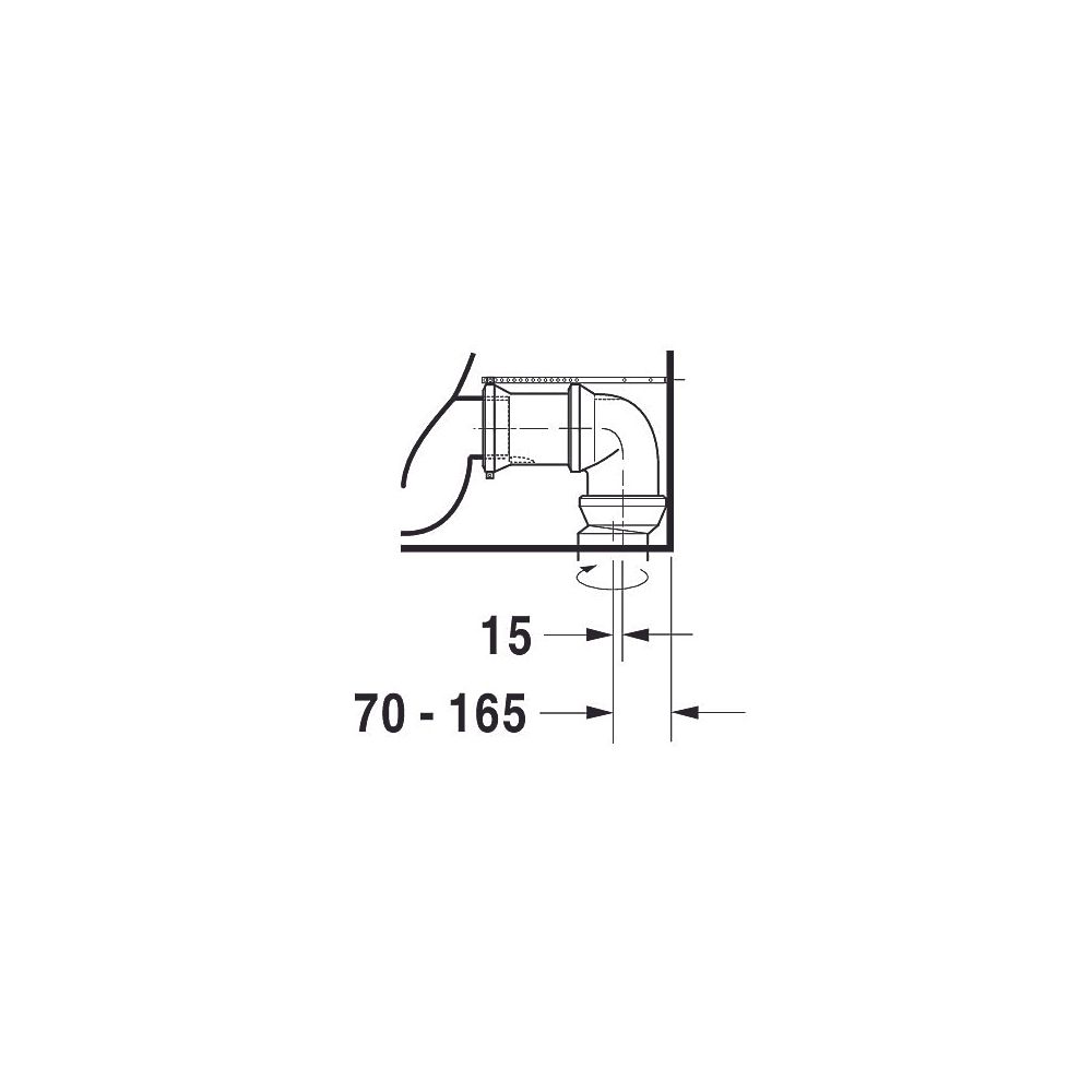 Duravit Starck 3 Stand WC für Kombination 735x435x435mm, Weiß Hochglanz, 6l, Tiefsp... DURAVIT-2104090000 4021534346842 (Abb. 5)