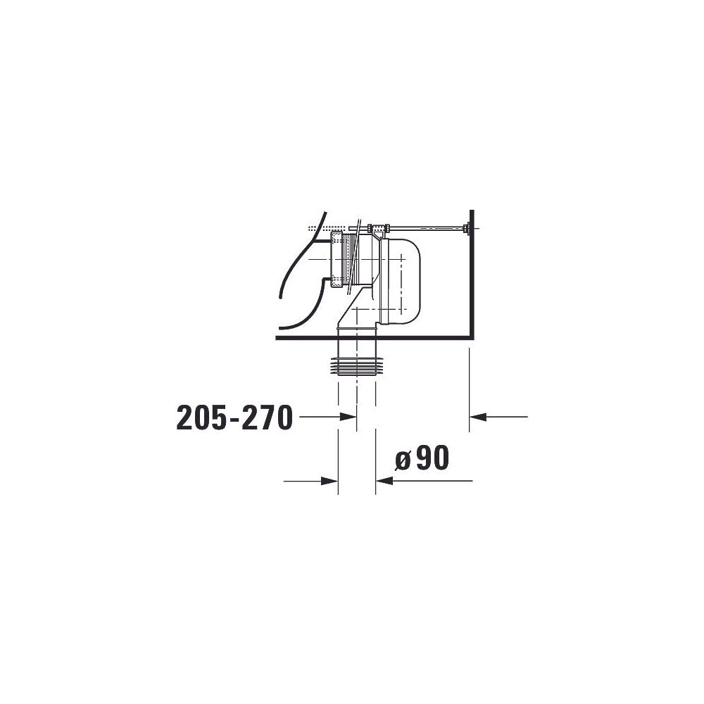 Duravit Starck 3 Stand WC für Kombination 735x435x435mm, Weiß Hochglanz, 6l, Tiefsp... DURAVIT-2104090000 4021534346842 (Abb. 7)