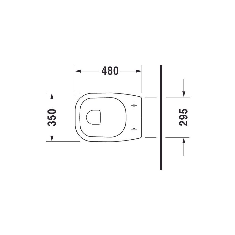 Duravit D-Code Stand WC 480x350x385mm, Weiß Hochglanz, 6l, Flachspüler, geschlossen... DURAVIT-2109090000 4021534344251 (Abb. 2)