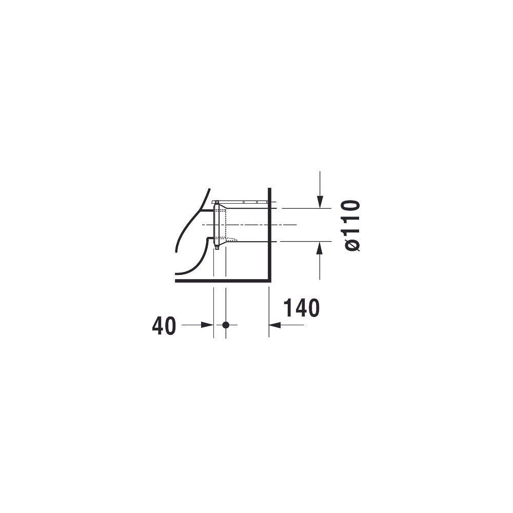 Duravit Darling New Stand WC 570x360x400mm, Weiß Hochglanz, Back to wall, 4,5l, Tie... DURAVIT-2139090000 4021534606199 (Abb. 2)