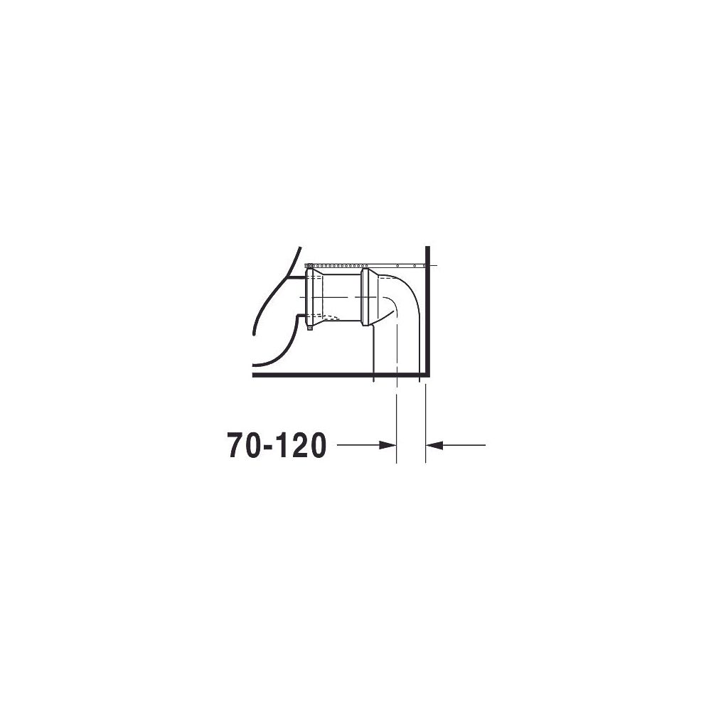 Duravit DuraStyle Stand WC für Kombination 705x370x420mm, Weiß Hochglanz, 4,5l, Tie... DURAVIT-2156090000 4021534854569 (Abb. 8)