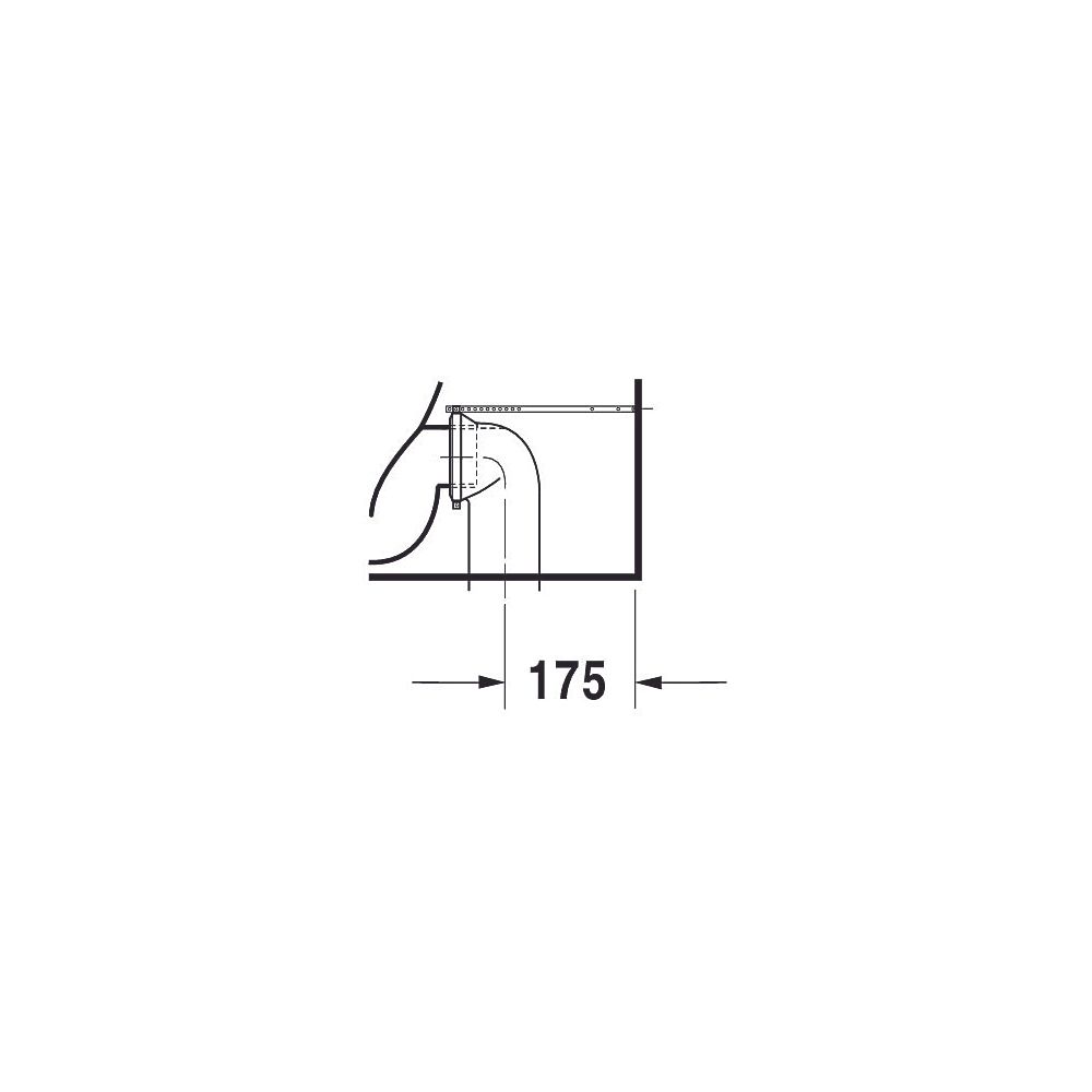Duravit DuraStyle Stand WC für Kombination 705x370x420mm, Weiß Hochglanz, 4,5l, Tie... DURAVIT-2156090000 4021534854569 (Abb. 9)