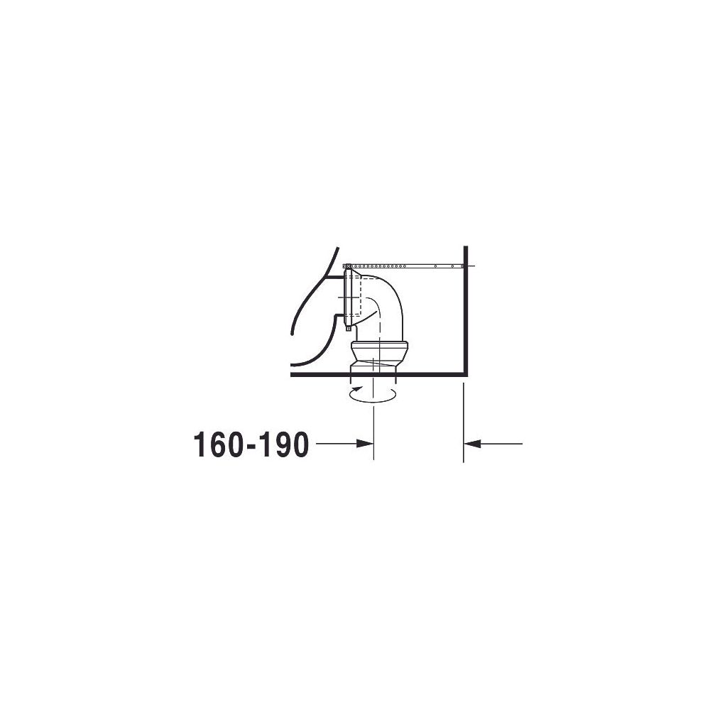 Duravit DuraStyle Stand WC für Kombination 705x370x420mm, Weiß Hochglanz, 4,5l, Ti... DURAVIT-2156090000 4021534854569 (Abb. 11)