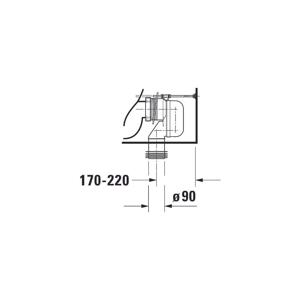 Duravit DuraStyle Stand WC für Kombination 705x370x420mm, Weiß Hochglanz, 4,5l, Ti... DURAVIT-2156090000 4021534854569 (Abb. 12)