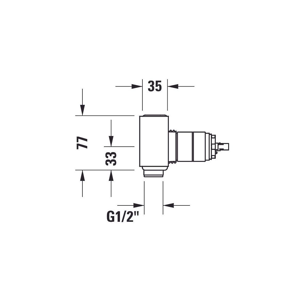 Duravit Grundkörper Unterputz Waschtisch G 1/2"... DURAVIT-GK1900002000 7612158491949 (Abb. 2)