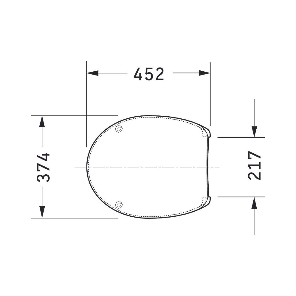 Duravit WC-Sitz, Oval, Weiß Hochglanz 453x46x374mm, mit Absenkautomatik, Edelstahl-... DURAVIT-0064290000 4021534007262 (Abb. 5)